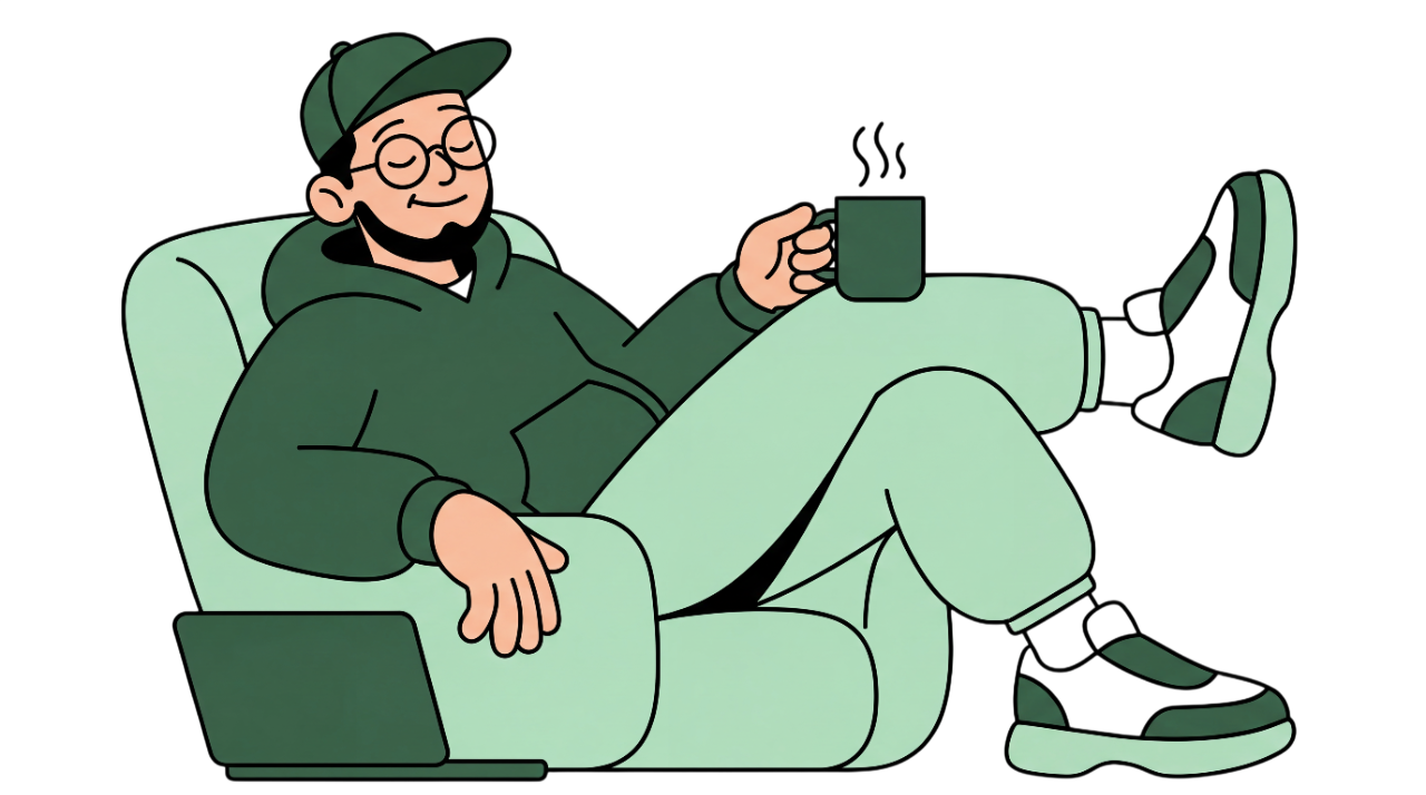 Relájate mientras Glowi trabaja